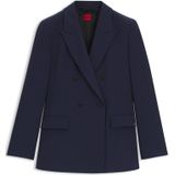 HUGO - Blazer - Relaxed-fit - Stretchmateriaal