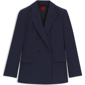 HUGO - Blazer - Relaxed-fit - Stretchmateriaal