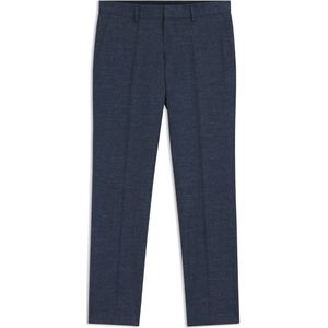 Slim-fit broek van stretchmateriaal met dessin