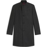 HUGO - Regular-fit Mantel - Wolmix - Met Opstaande Kraag