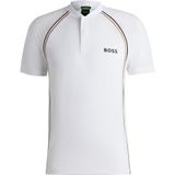 BOSS - 50538122 - Poloshirt - Wit - Sneldrogend, Polyester, Korte Mouwen