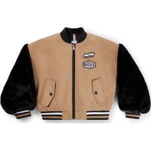 Bomberjack met logopatches voor kinderen