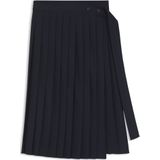 BOSS - Plissérok - A-lijn - Wolmix