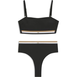 Bikinibroekje met kenmerkende strepen