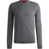 HUGO - Gebreide Trui - Scheerwol - Ronde Hals - Regular-fit Model