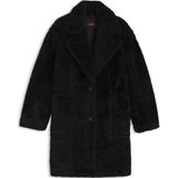 Teddy mantel met verstelbare kraag