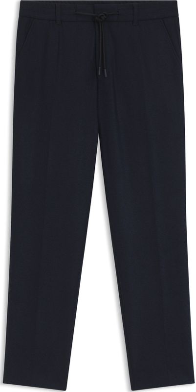 Tapered-fit broek van geborsteld stretchflanel