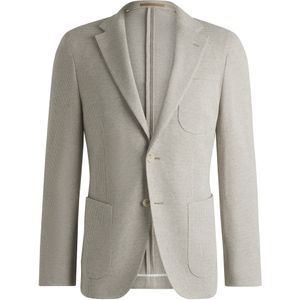 Slim-fit blazer van scheerwol, katoen en kasjmier