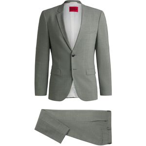 Extra slim-fit pak van een gemêleerde wolmix