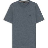 BOSS - T-shirt - Katoen - Groen - Ronde Hals - Rechte Pasvorm