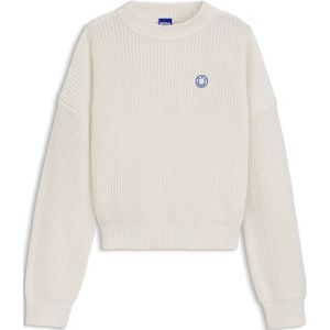 HUGO - Sweater - Zwart - Katoenmix - Ontspannen Pasvorm