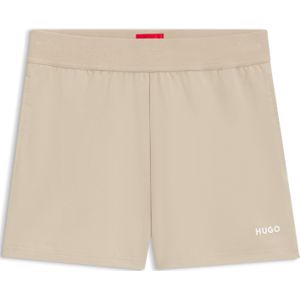 HUGO Womenswear - Regular-fit Loungeshorts - Korte Broek - Blauw - Stretchjersey