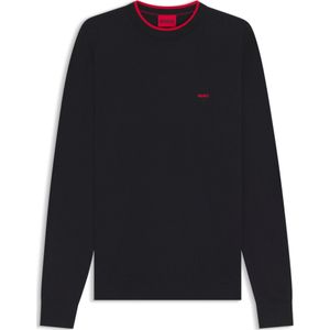 Regular-fit trui van een katoenmix