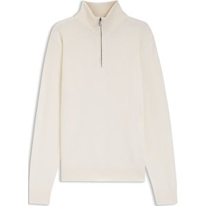 Trui met ritskraag van alpacawol