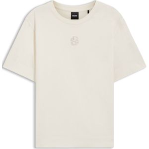 BOSS - T-shirt - Gemerceriseerde Katoen - Met Double B-monogram