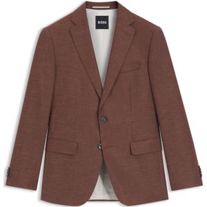 Slim-fit blazer van stretchmateriaal met dessin