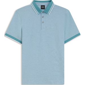 BOSS - Poloshirt - Regular Fit - Katoen - Oxford- en Piquéstructuur
