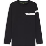 T-shirt van stretchkatoen met logoprint