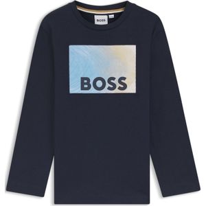 BOSS - J52371 - T-shirt - Blauw - Lange Mouwen