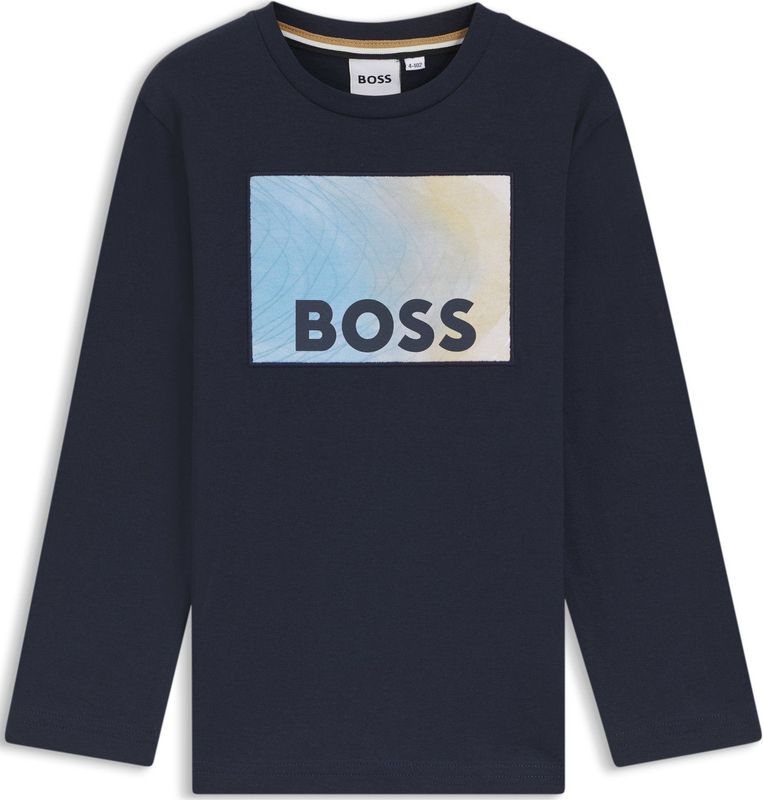 BOSS - J52371 - T-shirt - Blauw - Lange Mouwen