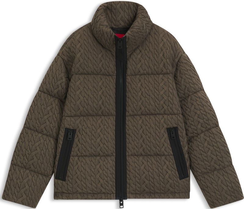 Hugo - Benovo2541 - Jas - Regular Fit - Wolmix - Puffer Jacket