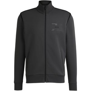 BOSS - Sweatshirt - Zwart - Katoenmix - Ritssluiting