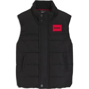 HUGO Kids - Gewatteerde Bodywarmer - Met Logoprint