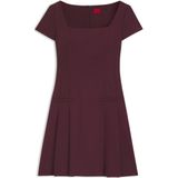 HUGO - Kefina - Jurk - Lavendel - Kwartmouw - Effen