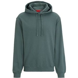 Relaxed-fit hoodie van katoenen badstof met logoprint