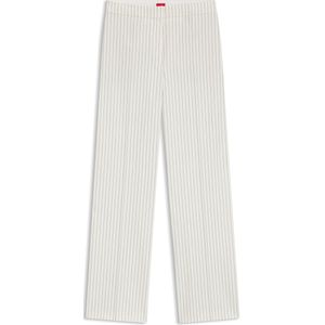 HUGO Womenswear - Formele Broek - Pinstripe - Stretch - Rechte Pijp