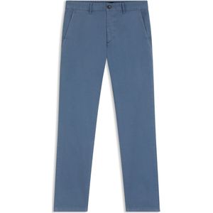 Slim-fit broek in satijn van stretchkatoen