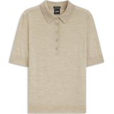 Polotrui van merinowol met knoopsluiting met 5 knopen