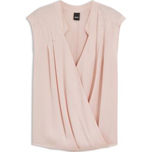 Regular-fit blouse in stretchzijde