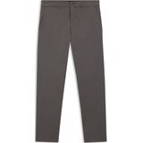 Regular-fit broek van elastisch katoenen satijn