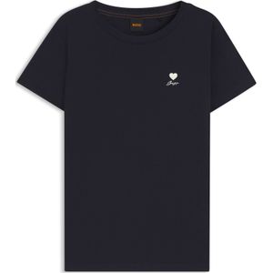 BOSS - T-shirt - Casual - Katoen - Zacht - Artwork