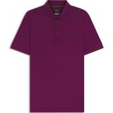 BOSS - Slim-Fit Poloshirt - Lila - Gerecycled Polyester