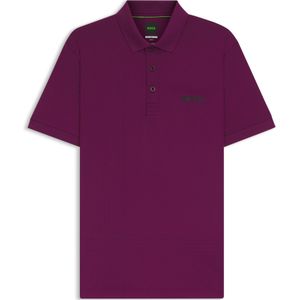 BOSS - Slim-Fit Poloshirt - Lila - Gerecycled Polyester