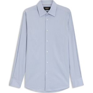 Slim-fit overhemd van een Italiaanse katoenmix