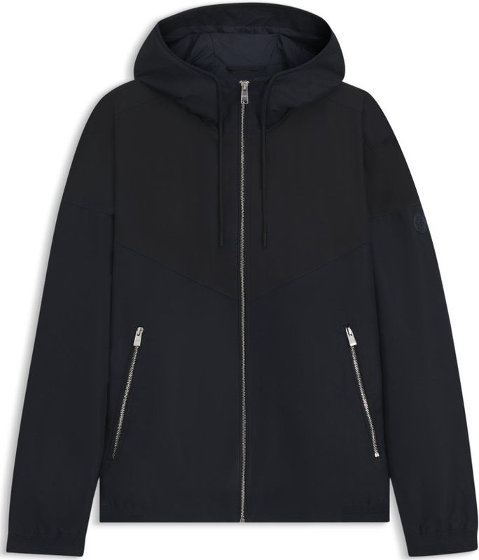 BOSS - Waterafstotende Hoodie Jas - Microfibre Poplin