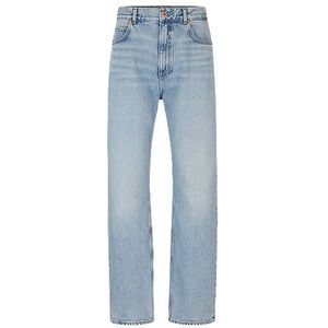 Baggy-fit jeans van zwaar, katoenen denim