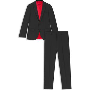 Slim-fit pak van een wolmix met hoogwaardige stretch