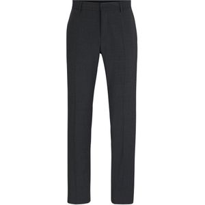 Slim-fit broek van een scheerwolmix