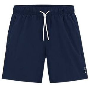 Zwemshort met kenmerkende streep en logo