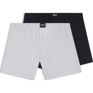 Set van twee boxershorts van stretchkatoen