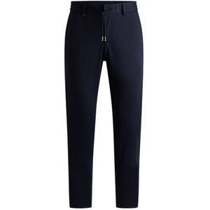 Slim-fit broek van stretchjersey