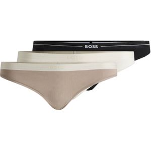 Strings - Zwart - Zachte Jersey - Elastische Tailleband Met Logo