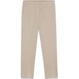 Slim-fit broek van hoogwaardige stretchjersey met dessin