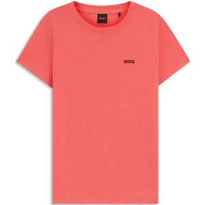 BOSS - T-shirt - Zwart - Jersey - Biologisch Katoen