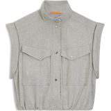 BOSS - 50547683 - Mouwloze Blazer - Grijs - Casual - Polyester