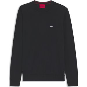 Regular-fit trui van een katoenmix